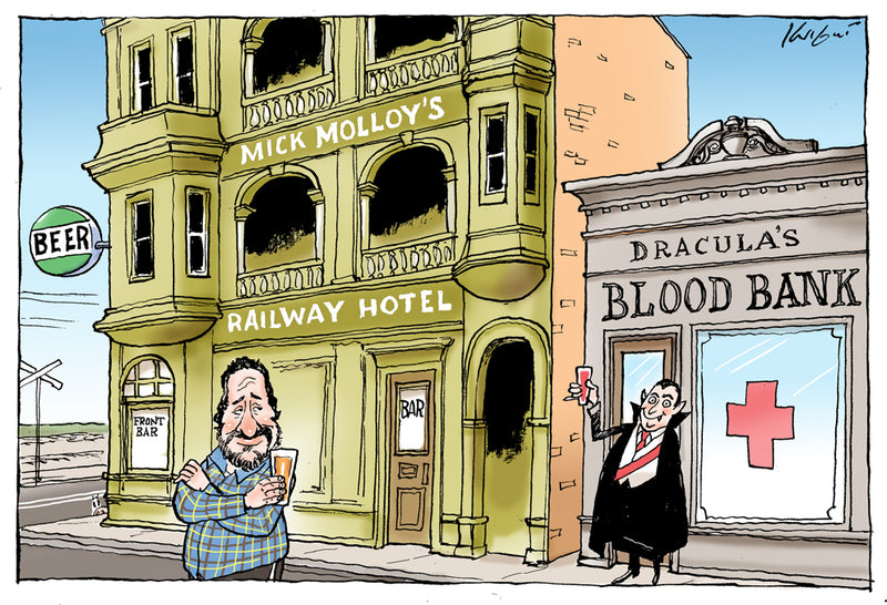 Mick Molloy's Pub | Celebrity Cartoon