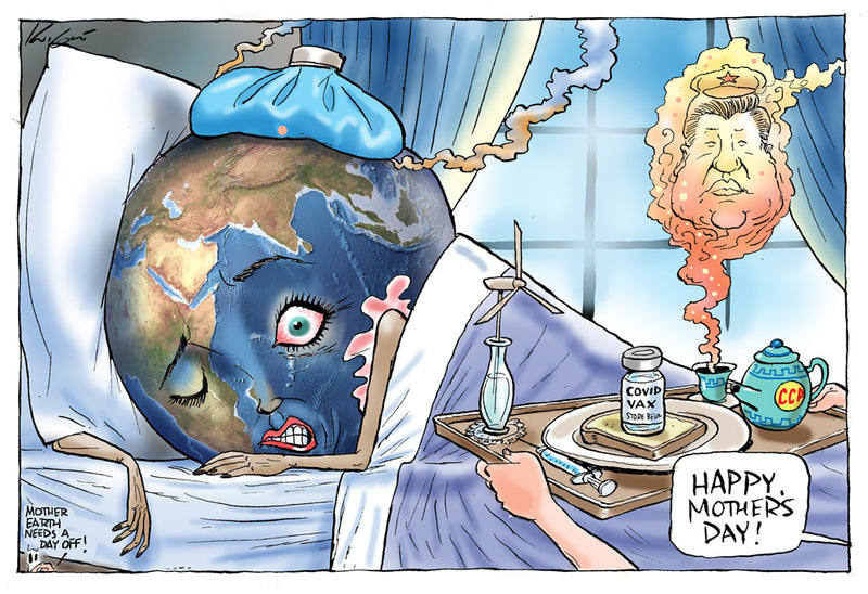 Mother Earth Deserves a Break | International Political Cartoon