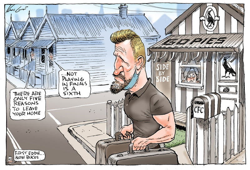 Nathan Buckley Leaves Collingwood | Sports Cartoon
