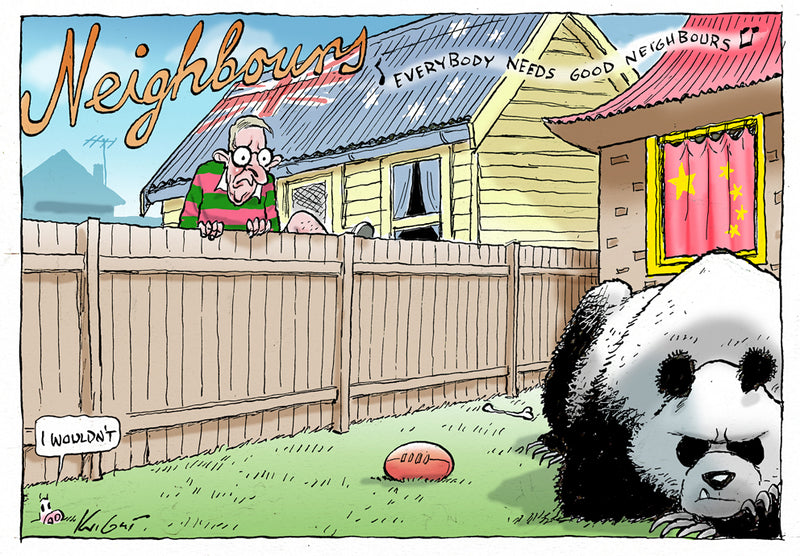 Neighbours! | Australian Political Cartoon