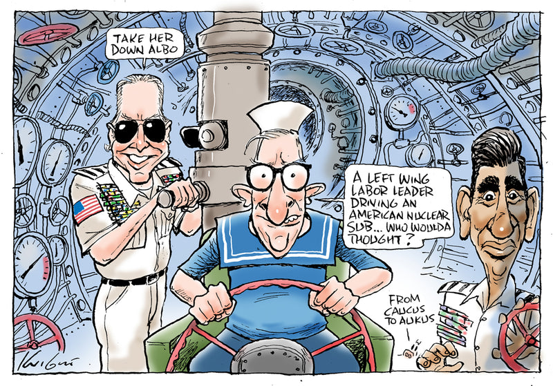Our New Nuclear Subs | Australian Political Cartoon