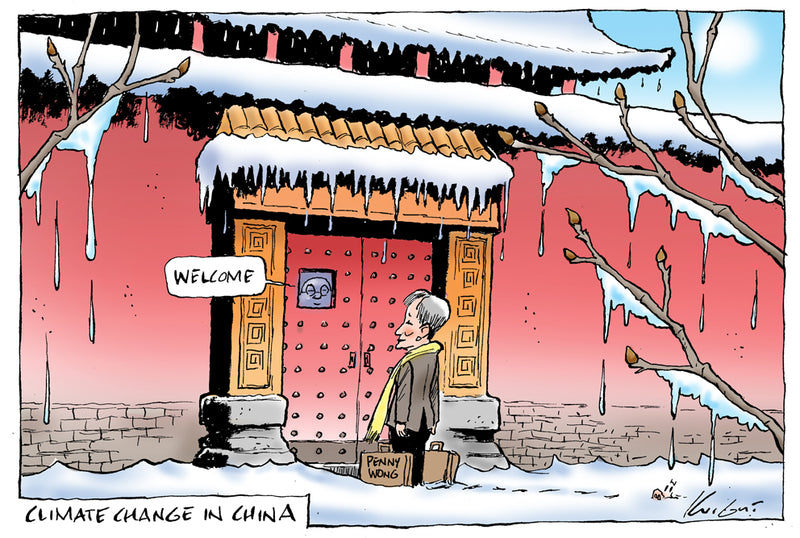 Penny Wong's Beijing trip | Australian Political Cartoon