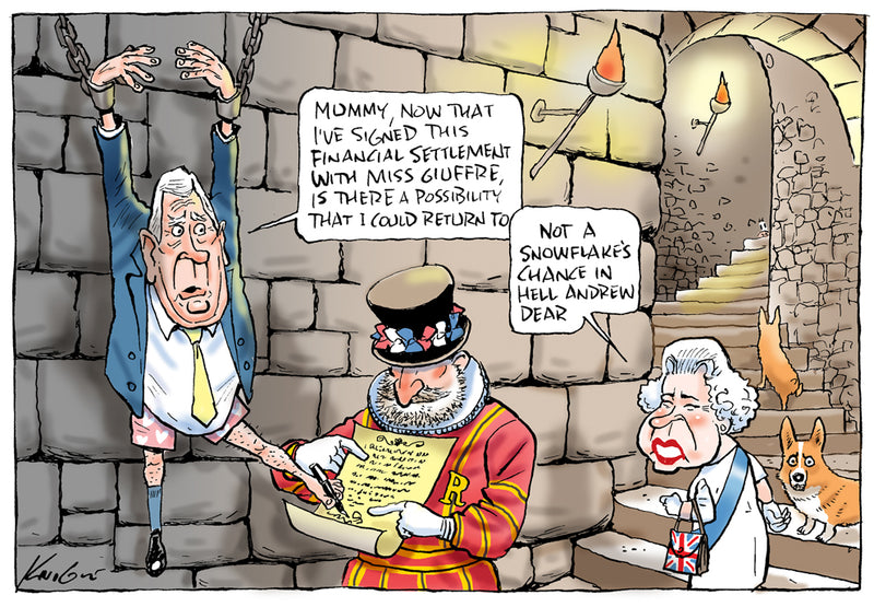 Prince Andrew in Disgrace | International Political Cartoon