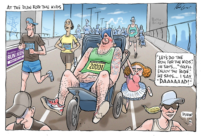 Run For the Kids 2022 | Australian Political Cartoon