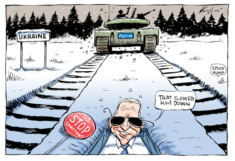 Sanctions will stop Putin | International Political Cartoon