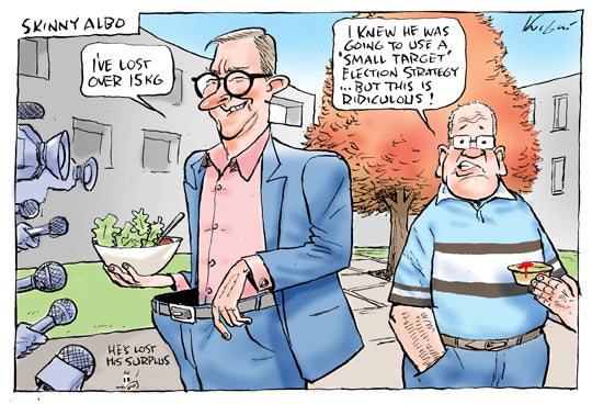 Skinny Albo | Australian Political Cartoon