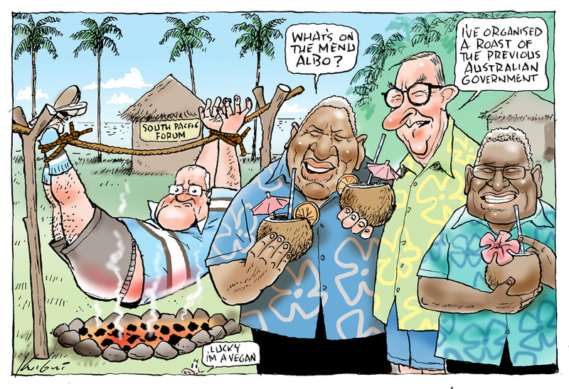 The Pacific leaders forum | Australian Political Cartoon