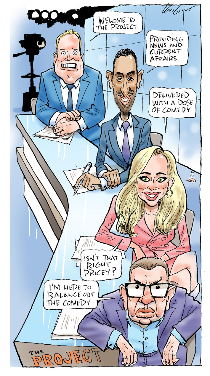 The Project TV | Australian Political Cartoon