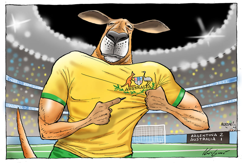The Socceroos gallant defeat World Cup 2022 | Sports Cartoon