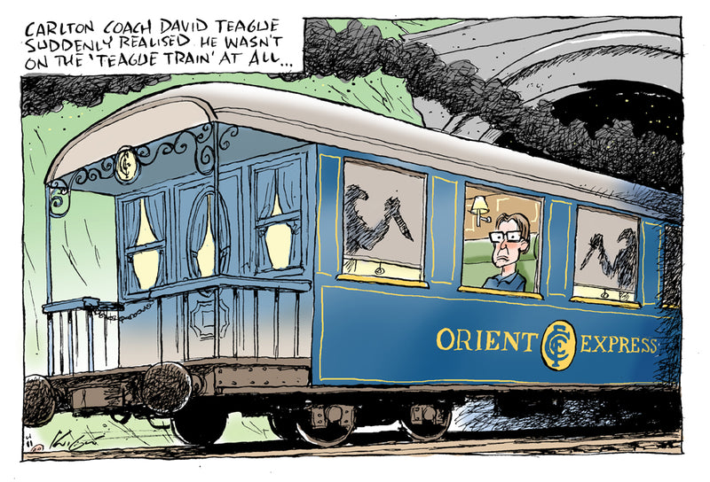 The Teague Train | Sports Cartoon