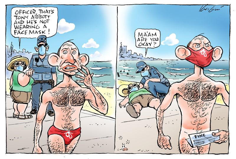 Tony Abbott Gets Busted | Australian Political Cartoon