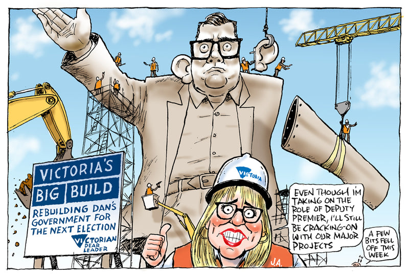 Victoria's new Deputy Premier | Australian Political Cartoon