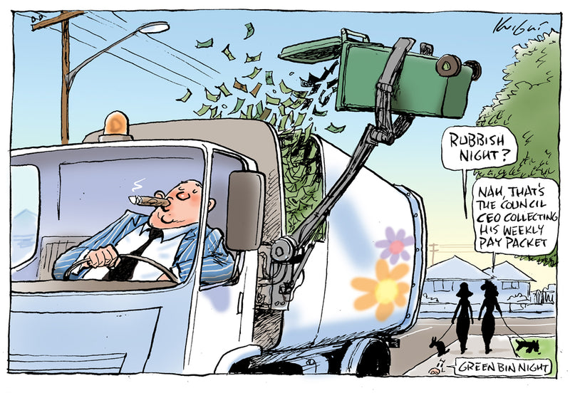 Victorian Council CEO Salaries | Australian Political Cartoon
