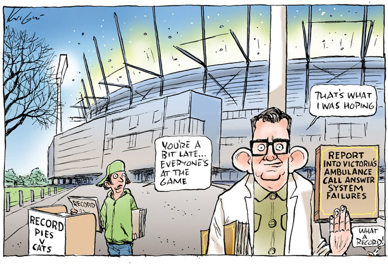 Releasing the ambo's report  | Australian Political Cartoon