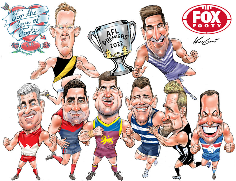 Fox footy team 2022 | Sports Cartoon